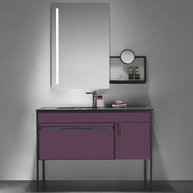 BNITM настенный и напольный современный антикварный туалетный столик для ванной комнаты со светодиодным освещенным зеркалом для отелей
