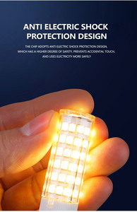 หลอดไฟทรงข้าวโพด LED G9 G4หรี่แสงได้2W และ12W พร้อมเซ็นเซอร์ ROHS กระจก ac/dc และตัวเครื่องพีซีสำหรับ Warehouses3000k ไฟบ้าน - Product Image 3