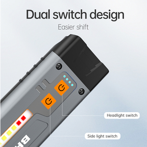 Đầy Màu Sắc Xách Tay Edc Ngọn Đuốc Phẳng Loại C Có Thể Sạc Lại Mỏng Đèn Pin Hợp Kim Nhôm Cơ Thể Túi Clip Cho Cắm Trại Chạy Cưỡi - Product Image 4