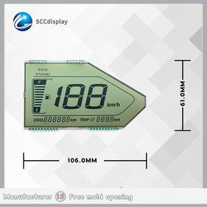 Sonderpreis für GW006 High Definition 7-Segment-Display Auto montierte HTN-LCD-Module 4,5 V High Definition-Bildschirm - Product Image 3