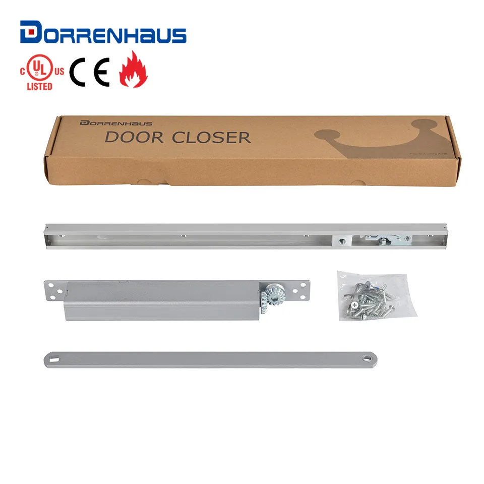 DORRENHAUS UL Listed D70A Adjustable Overhead Cam Action Door Closers For 100kgs Wooden And Metal Door