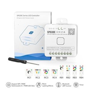 SP630e светодиодный контроллер rgbic rgbcct rgbw rgb cct 5 В 12 В 24 В cob pwm пиксельный контроллер светодиодной ленты