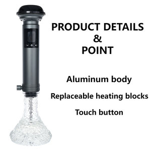 15.75 inch 20000mAh nhôm Shisha boby cao cấp điện sang trọng hookah Bộ quà tặng - Product Image 3