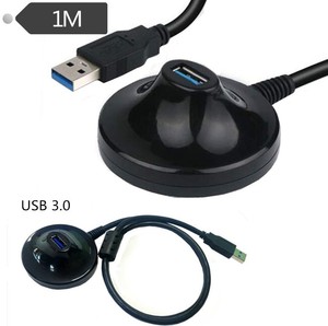 Evrensel USB 3.0 yerleştirme istasyonu USB3.0 erkek ve dişi M/F Sync veri masaüstü istasyonu ile şarj kablosu kablo - Product Image 4