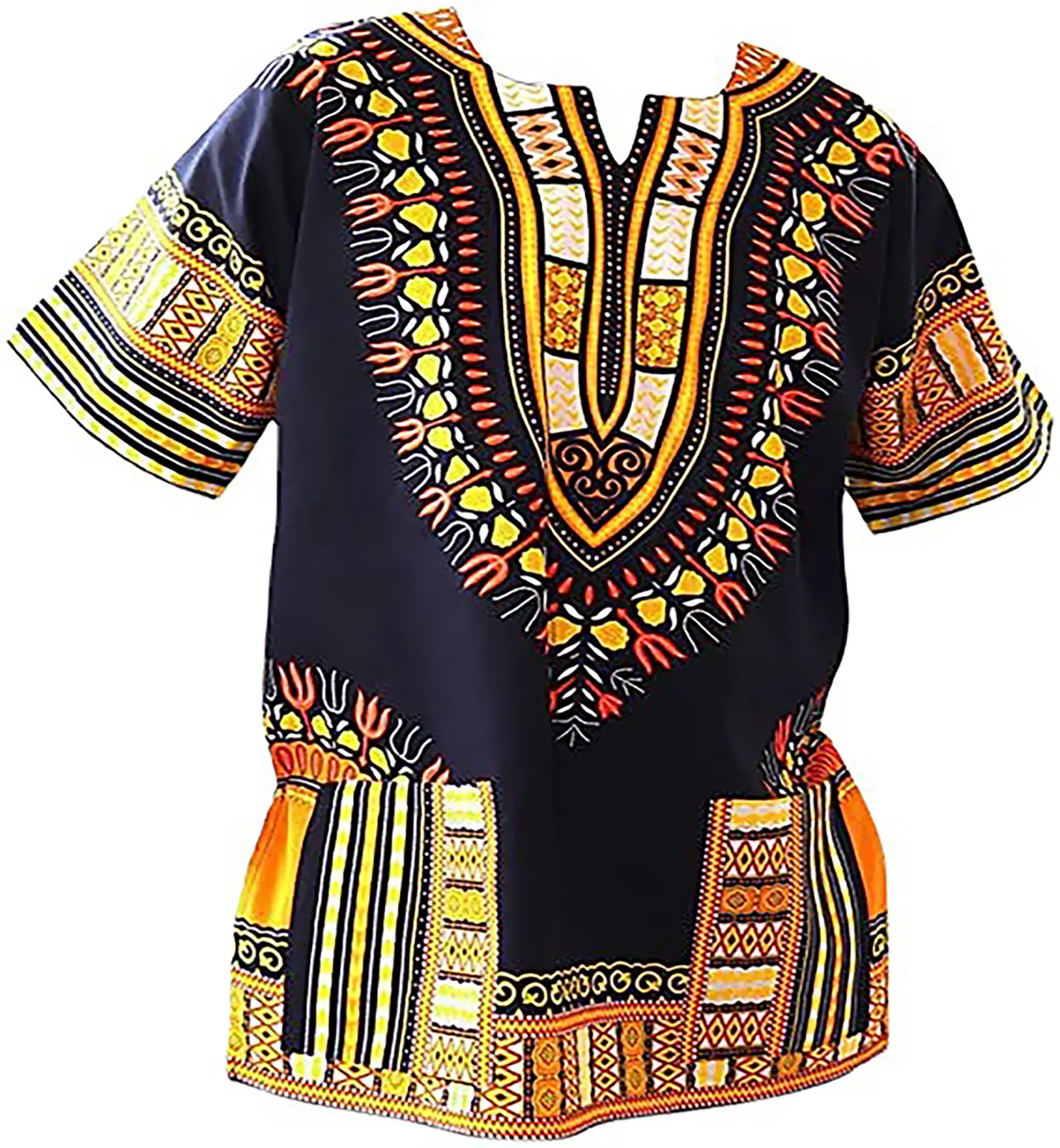 Fabricant Exportateur OEM Africain Coton 100% Chemise Vente en Gros Dashiki Lady shirt Dashiki Shirt African Dashiki Top