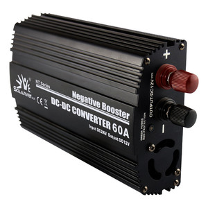Convertidor reductor de 24V CC a 12V CC, amplificador negativo de CC a CC, 6OA, entrada Dc24V, 0utput Dc12V