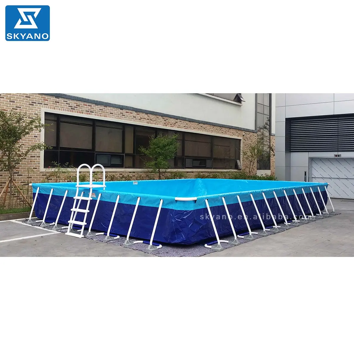Large Commercial Metal Frame Steel Removable Swimming Pool Above Ground Water Park Pool
