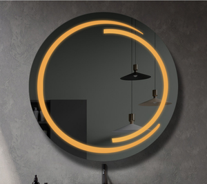 Factory Price Special Modern Various Shapes Screen Touch Control Smart Mirror Front &amp; Backlit <strong>Led</strong> Lights Anti-fog Bath Mirror - Product Image 2