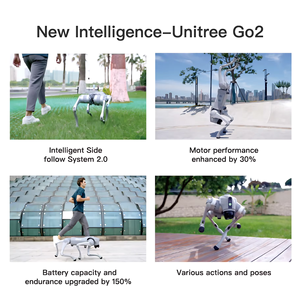 Go2 grande Robot Robot bionico intelligente compagno di cane incarnato quadrupede Robot con voce e telecomando in metallo - Product Image 6