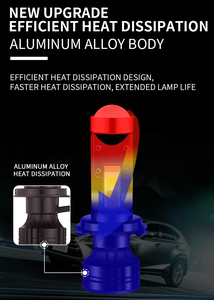U7 H7 H11 9005 9006 H4 Mini <strong>Led</strong> Projector Lens Bi Xenon Projector <strong>Kit</strong> H4 with Laser Light Car Bi Lens Bulb <strong>Led</strong> Headlights - Product Image 4
