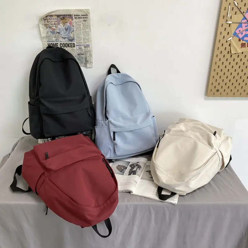 2024 nuevas mochilas deportivas informales de lona impermeables, mochila escolar para estudiantes de viaje para niños para hombres