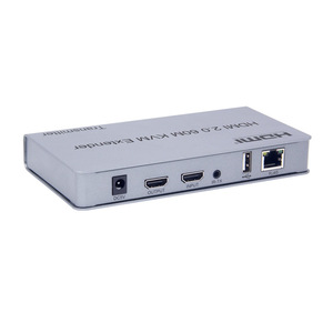 4K 60HZ HDMI 2.0 60M KVM Extender Unterstützung KVM, mit IR und lokaler Schleife, mit Audioausgang Unterstützung USB-Anschluss Touchscreen-Funktion