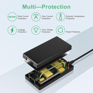 Adaptador de Fuente de Alimentación Universal de 96W, Salida de 12V y 8A, Diseño Compacto para Tiras de LED, CCTV y Monitores, Entrada de Voltaje Global, 2 Unidades - Product Image 5