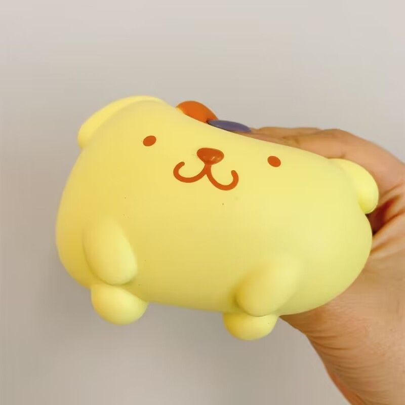 Chien jaune multicolore
