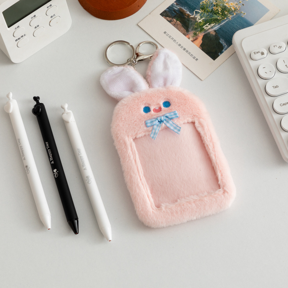 Pink long ear rabbit