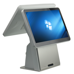 Операционная система Linux, все в одном, безвентиляторный POS-терминал 15,6 дюймов, J1900, двухэкранный планшетный POS-терминал с терминальным принтером