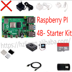 Raspberry Pi 4B Board RAM più veloce di 3B + Raspberry Pi 4b 1GB 2GB 4GB 8G Starter Kit (custodia + ventola + scheda SD + alimentazione + cavo Micro) - Product Image 4