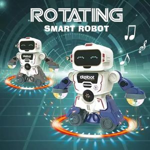 QS çocuk oyuncakları robotlar B/O ışık ve müzik ile döner robot akıllı oyuncak çocuklar için - Product Image 2