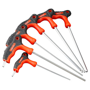 T-kolu Hex anahtar altıgen anahtarı evrensel Allen anahtarı Torx topu anahtarı vida somunu sürücü için otomobil tamir el aracı - Product Image 6