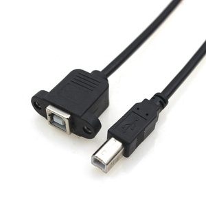 <strong>Traditional</strong> USB2.0 BM to BF with Ear and Fixed Screw Print Extension <strong>Cable</strong> USB Extend <strong>Cable</strong> - Product Image 2
