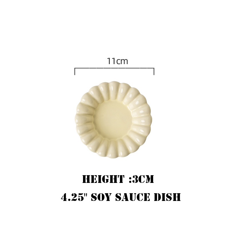 Tarte au fromage 4,25" - Plat à sauce soja