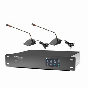 Digital Full Conference Simultaneous Interpretation System and Translation Equipment Wired Conference Delegate <strong>Microphone</strong> System - Product Image 1