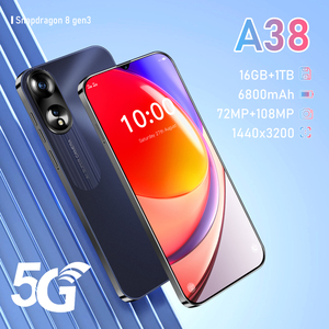 新款6.8英寸A38手机真4g一体机2 16g安卓内置屏幕智能功能使用条件欧盟插头MTK码分多址