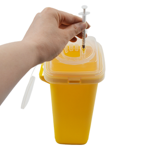 JCMED Syringe 2L and <strong>Needle</strong> <strong>1</strong> Box Biohazard sharp Container sharp Container Disposable Medical