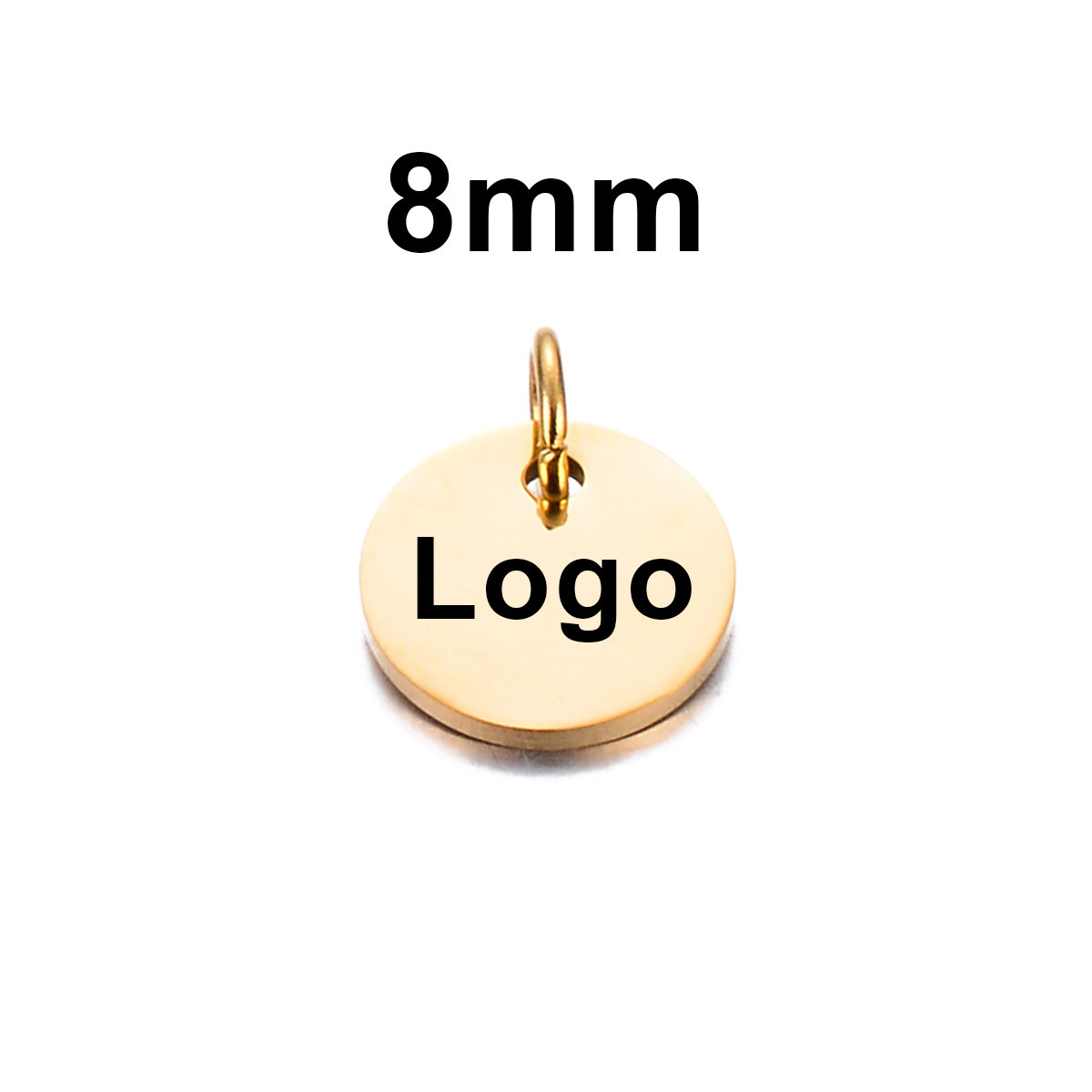 8mm rotundity Gold