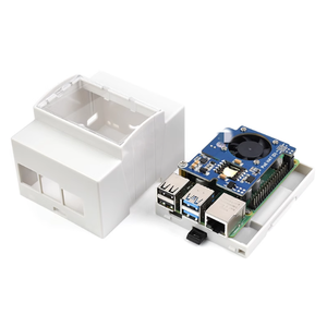<strong>Raspberry</strong> <strong>PI</strong> 4 special shell rail chassis ABS material/large space can be customized <strong>opening</strong> - Product Image 5