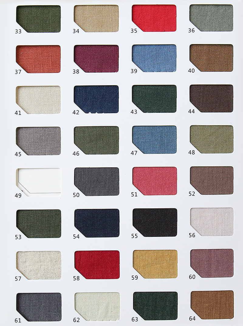 154 colors in stock. Please note the color code.