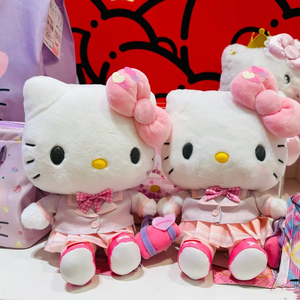 Bộ sưu tập đồ dùng học tập <span class=keywords><strong>Hello</strong></span> <span class=keywords><strong>Kitty</strong></span> Sanrio 8 inch, thú nhồi bông <span class=keywords><strong>Kitty</strong></span> hồng, <span class=keywords><strong>Kitty</strong></span> trong trường trung học, thú nhồi bông ngày tựu trường vui vẻ - Product Image 4