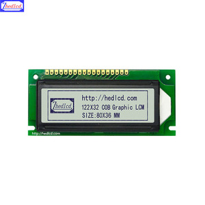 Venta del fabricante 2,5 "80x36MM 12232 122x32 Módulo de panel de pantalla LCD gráfica con interfaz paralela SED1520 SBN1661G - Product Image 2