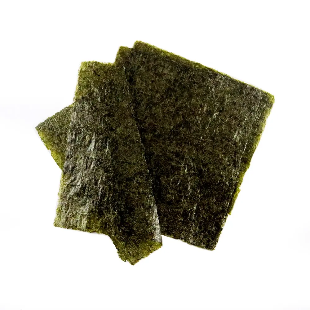 Alghe secche con alghe marine tostate crude biologiche muschio di mare onigiri