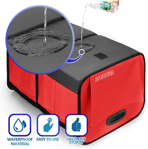 Ücretsiz örnek araba üç geniş gövde organizatör ile yansıtıcı şerit seyahat dostu, katlanabilir, su geçirmez araba saklama kutusu - Product Image 5