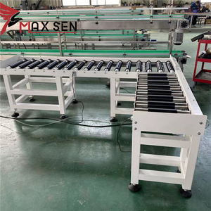 Maxsen Factory Warehouse Sistema de transportador de rodillos sin alimentación Transportador de rodillos de gravedad manual para descarga de carga de camiones
