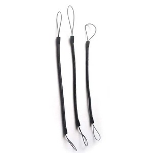 כבד אלסטי סליל lanyard דיג בטיחות חבל הארכה חוט חוט בטיחות