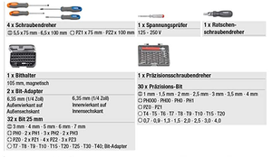 Hicen工具车高品质专业156工具套装铝储物盒带滚轮 - Product Image 5