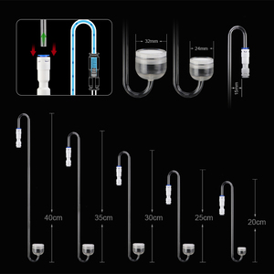 Прозрачный акриловый распылитель co2 для аквариума - Product Image 2