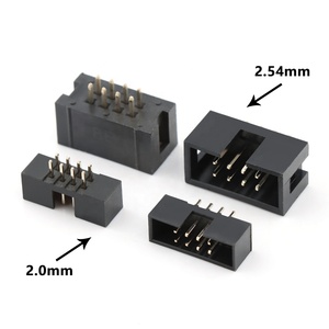 1.27毫米/2.0毫米/2.54毫米节距插头引脚1P-40P Pcb 1.27 2.0 2.54毫米节距公母IDC连接器idc连接器2.54毫米 - Product Image 1