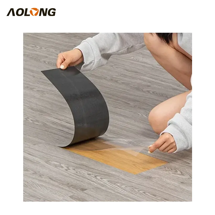 AOLONG cucina commerciale pavimenti in vinile marmo autoadesivo impermeabile e resistente alle macchie PVC piastrelle pavimenti