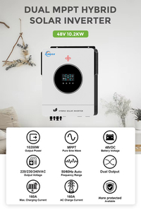 Zumax 10KW lai năng lượng mặt trời biến tần nhà máy bán hàng trực tiếp 48V biến tần 8.2kw & 10.2kw 8200 Wát & 10200 Wát - Product Image 5