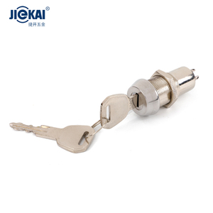 JK218 Tubular <strong>Key</strong> 19MM 4PIN SPDT on on Electrical Switch <strong>Lock</strong> with 7325 <strong>Key</strong> - Product Image 5