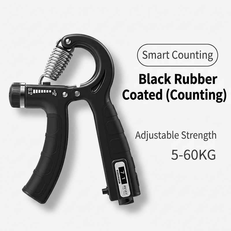 Black rubber coated counter