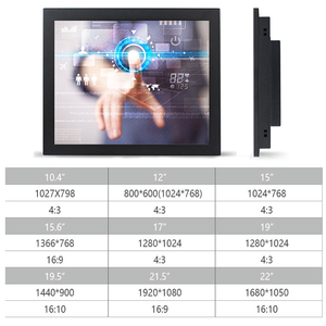 Impermeable Raspberry pi 4:3 12,1 pulgadas TFT LCD Monitor ip67 pantalla táctil