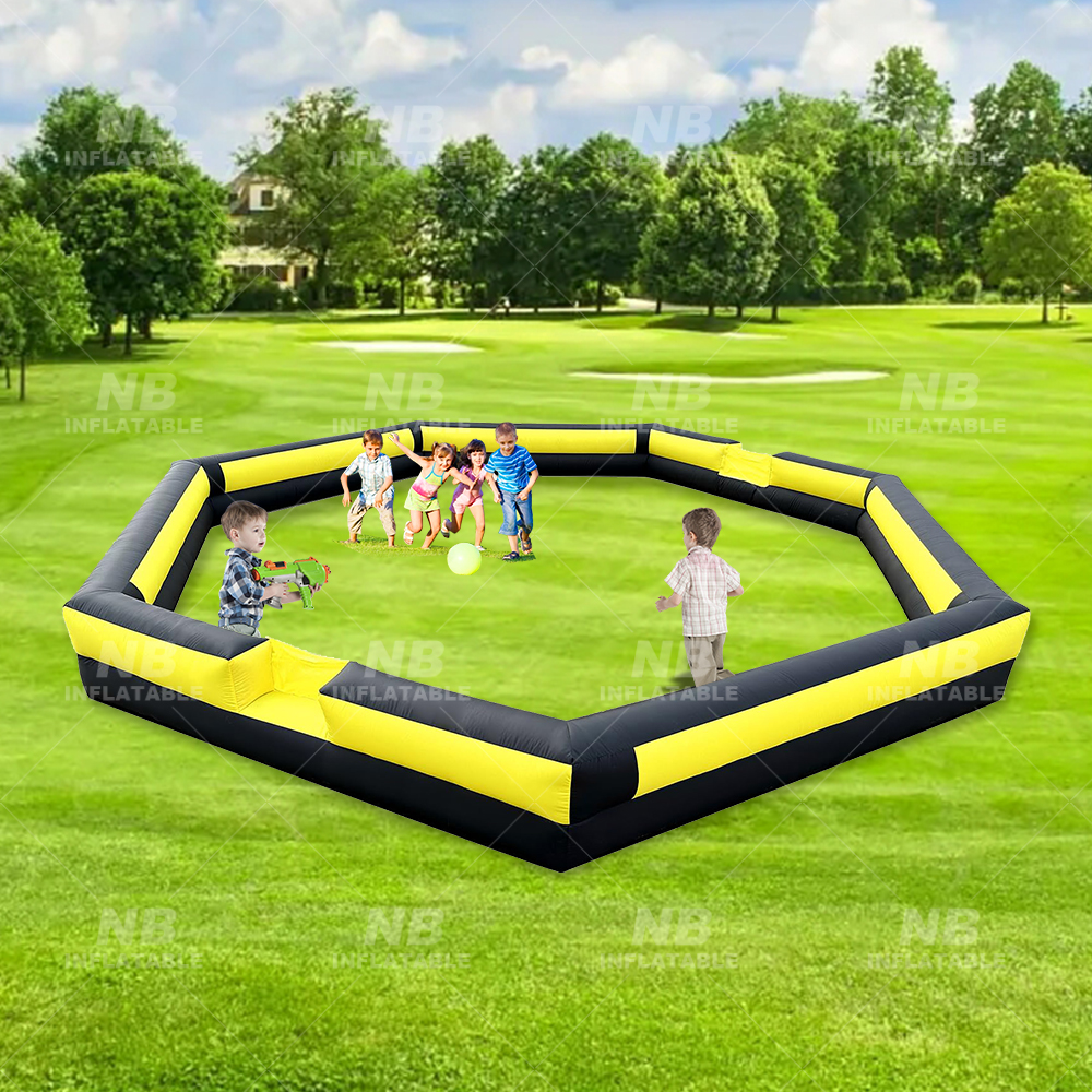 Terrain de soccer gonflable et portable