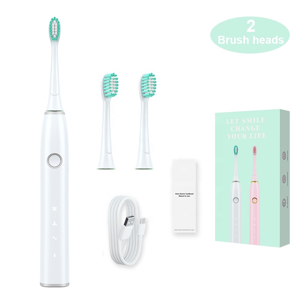 White Free 4 brush heads