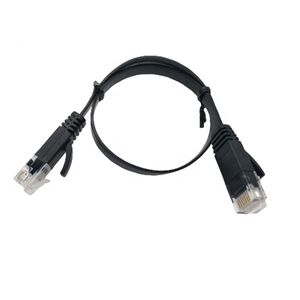 Ex Stock CAT6 Molded RJ45 ultra Slim <strong>Flat</strong> <strong>Ethernet</strong> Patch Network Lan 1m Cable - Product Image 6