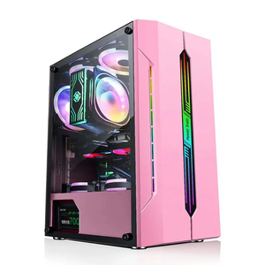 Gaming Computer RGB <strong>Pc</strong> <strong>Cases</strong> Customize Logo Atx <strong>Pc</strong> <strong>case</strong> with Glass Side Panel - Product Image 4