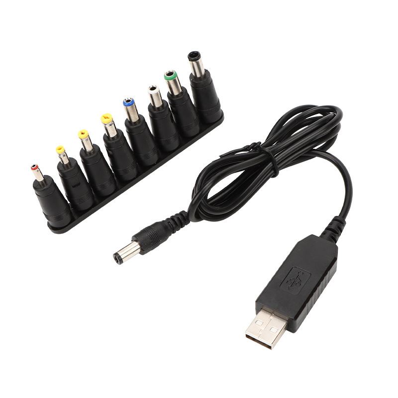 Câble élévateur DC 5.5*2.1mm 9V, 8 connecteurs